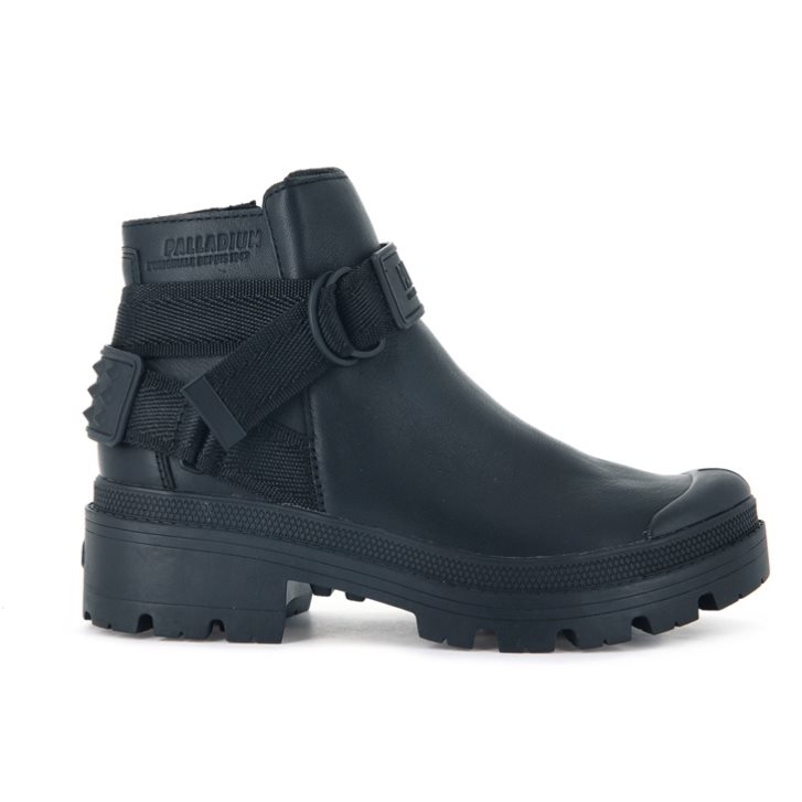 Bottes Palladium Pallabase Rockboot L Femme Noir | FR GAK527U